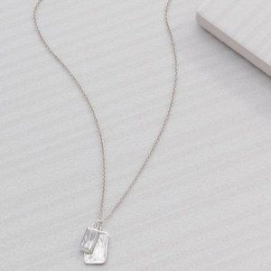 Silpada Creative Spark Sterling Silver with CZ Necklace  N3097